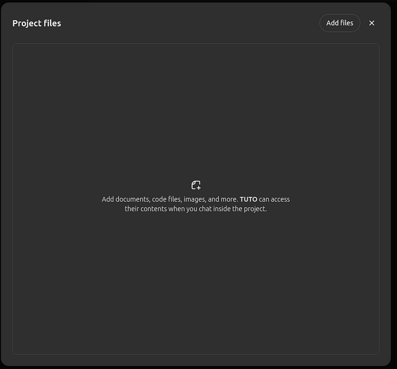 Project file