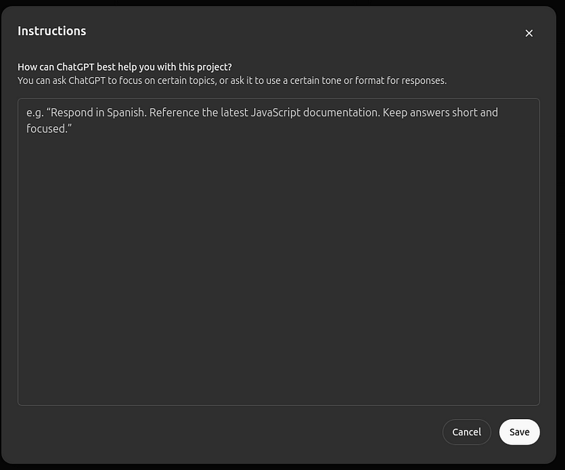 Project Instructions